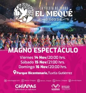 Flyer del Festival El Mequé